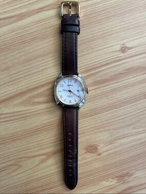 Shinola The Brakeman Watch with Brown Leather Strap